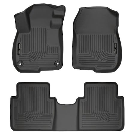 Husky Liners 17-18 CR-V FRONT & 2ND SEAT FLOOR LINERS WEATHERBEATER SERIES BLACK 99401